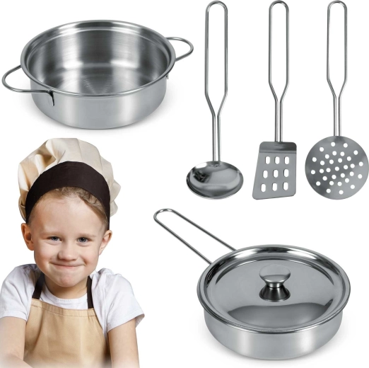 Gyermek rozsdamentes acél konyhai készlet 5 db RICOKIDS