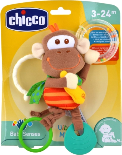 Chicco rezgő rágóka és csörgő majmocska 3m+