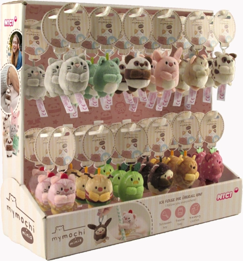 Nici MyMochi Minis Series 2 – 5 cm-es kulcstartó display, 36 db, vegyes