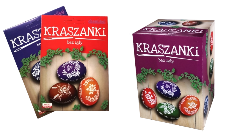 Húsvéti tojások – 3 élelmiszeripari színezék és matricák készlete
