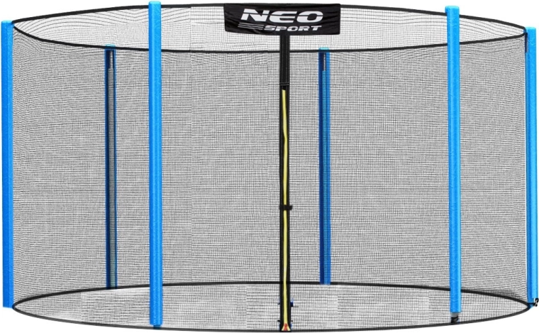 Neo-Sport külső védőháló 244–252 cm-es (8 ft) trambulinhoz, 6 oszlophoz