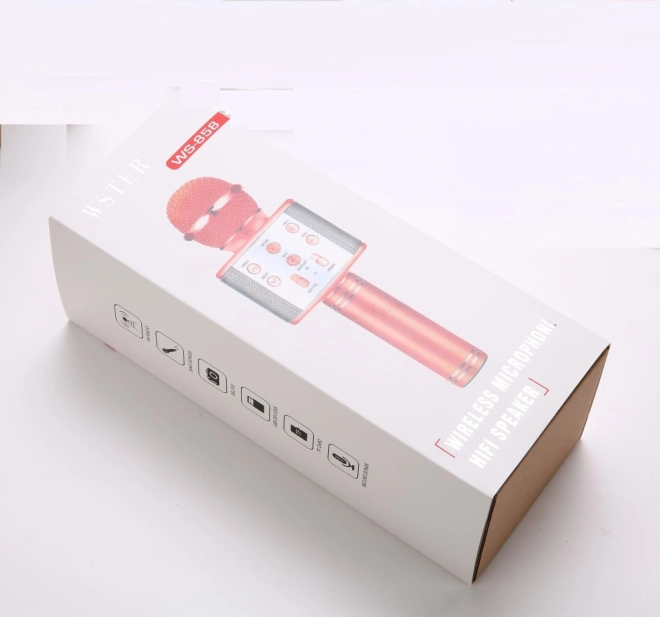 vezeték nélküli karaoke mikrofon felvétellel és USB/microSD támogatással