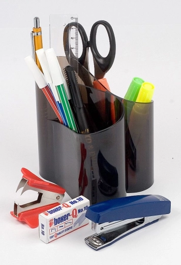 ICO Lux tolltartó állvány, áttetsző fekete