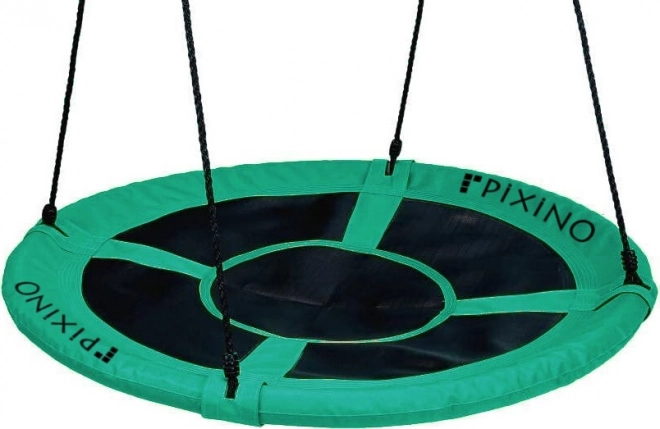 Hintázó kör gólyafészek Zöld 110cm