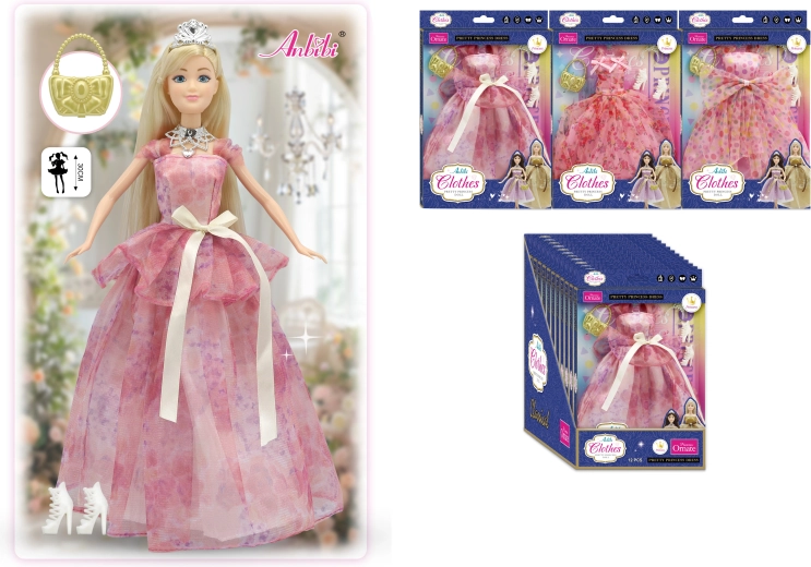 Elegáns ruhák 30 cm-es babákhoz – többféle