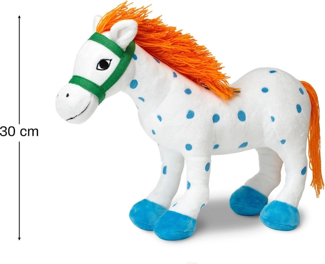 Harisnyás Pippi plüss ló Alfonso 30 cm