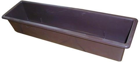 Műanyag virágláda 50 cm barna