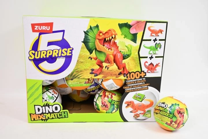 ZURU 5 Surprise Dino Mix and Match meglepetésgömb
