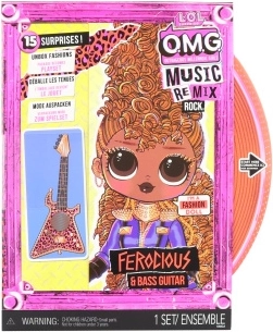 L.O.L. Surprise! OMG ReMix Rock Ferocious nagytesó baba – 15 meglepetés - 1 db
