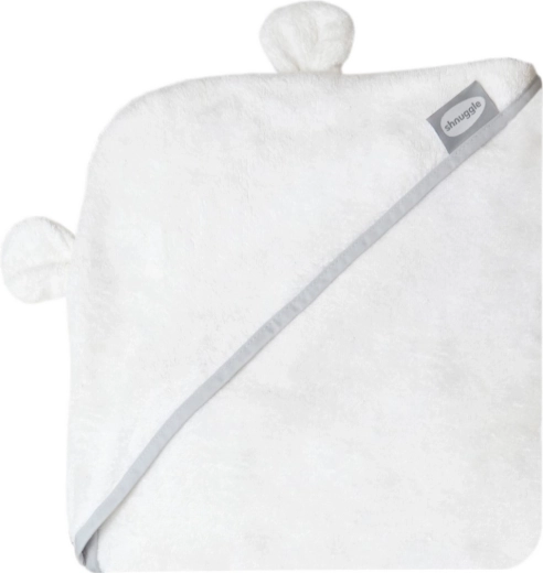 Shnuggle kapucnis, betekerhető fürdőlepedő white