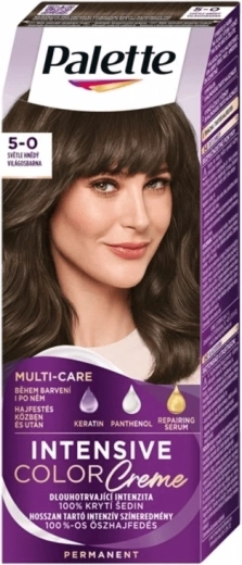 Palette Intensive Color Creme 5-0 világosbarna 50 ml