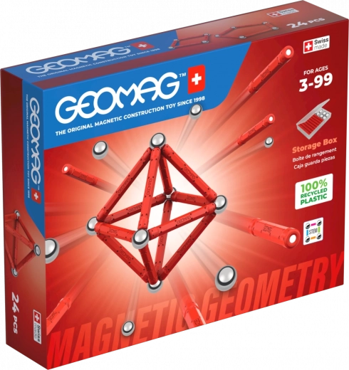 Geomag Építőkészlet Geometria 24 Darab