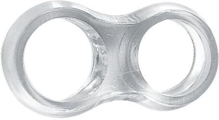 42 × 15 mm-es kilincsütköző, műanyag, 4 db