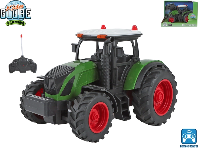 Kids Globe Farming távirányítós traktor a farmra 2,4 GHz kb. 20 cm