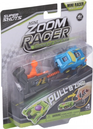 Mini Zoom 5 cm kilövős versenyautó