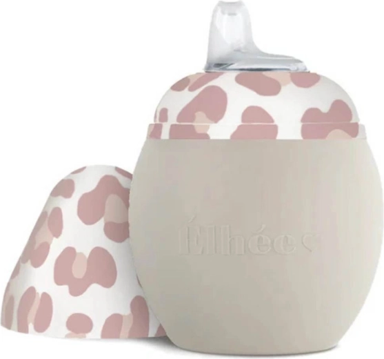 Élhée Bubble tanulópohár 240 ml sand/graouu pink