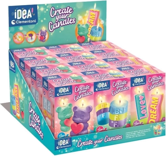 Mini gyertyagyár – kreatív készlet 2 gyertya készítéséhez