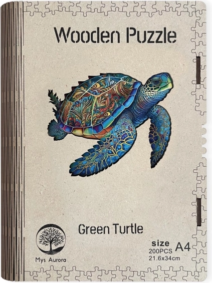 Fa puzzle Green Turtle A4