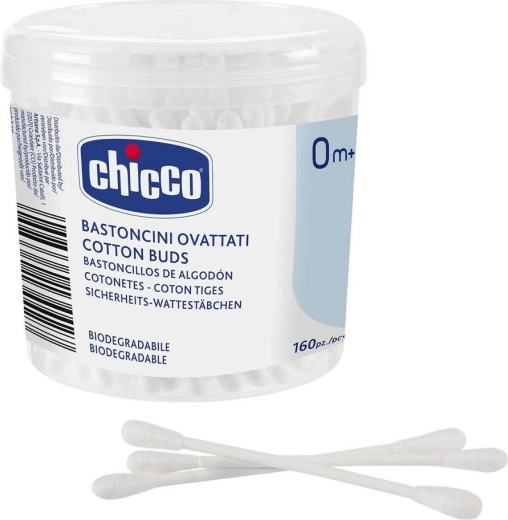 Chicco vattapálcikák 100% pamutból 160 db