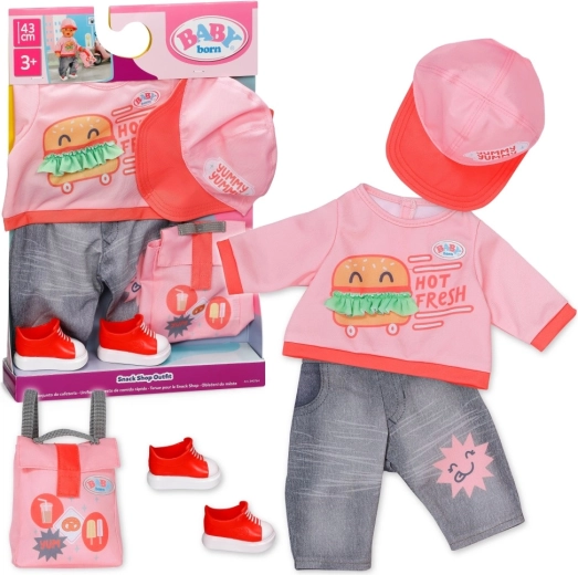 BABY born Snack Shop szett 43 cm-es babához