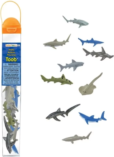 Safari Ltd. Toobs cső – cápák