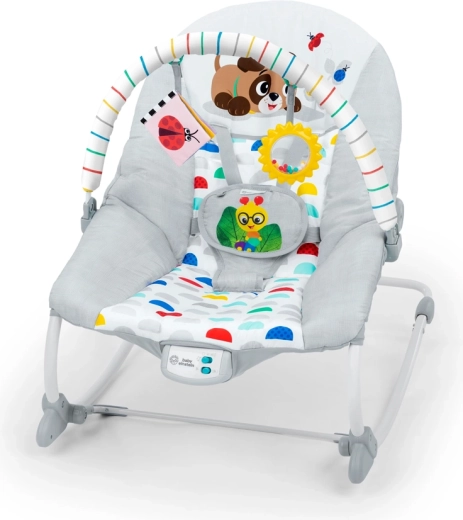 Baby Einstein rezgő zenélő pihenőszék Dean's Discovery Spot 0hó+, 18 kg-ig