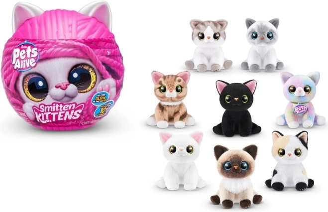Interaktív plüss cica ZURU Pets Alive Smitten Kitten