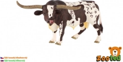 Texasi Longhorn bika modell 15 cm