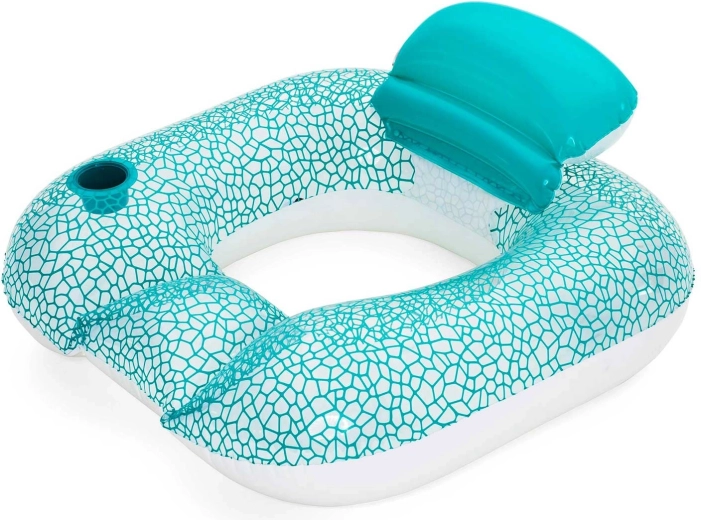 Kék Bestway felfújható vízi fotel 102 × 94 cm