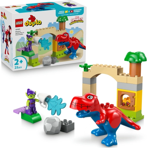LEGO DUPLO Marvel Spidey-Rex dinoszaurusz és Zöld Goblin