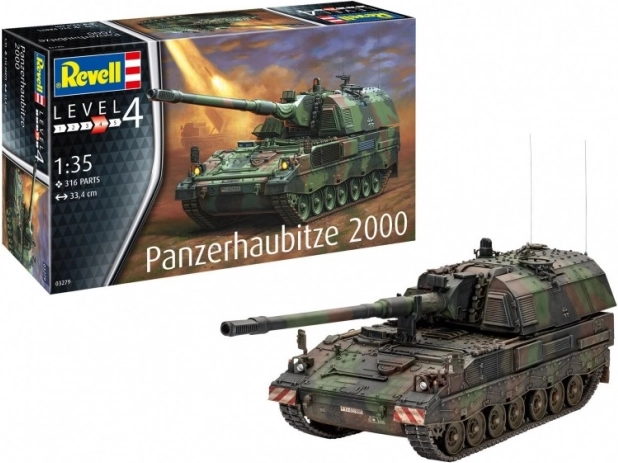 Panzerhaubitze 2000 harckocsi modell