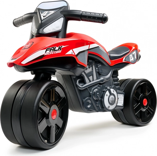Piros gyerek motor FALK Racing Team gyerekeknek 1 évtől