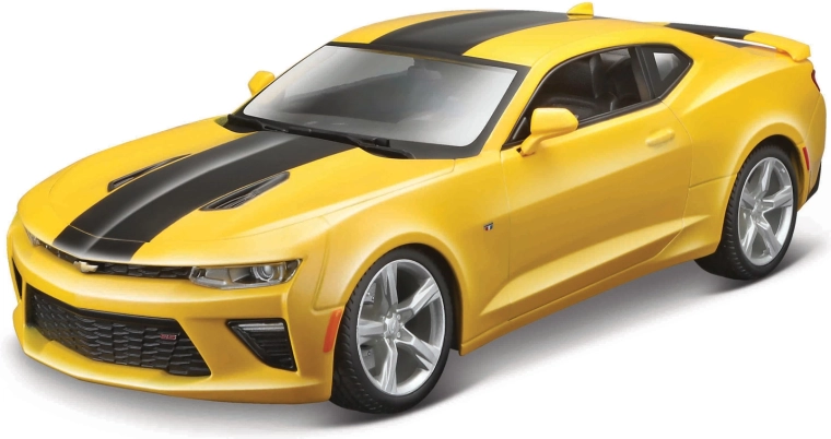 Maisto Chevrolet Camaro SS fém modell, sárga, 1:18