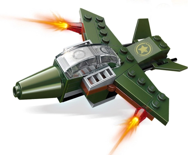 Qman Amphibious Panzer Flyingfish kétéltű páncélvadász miniépítőkészlet