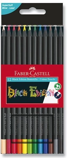Pasztell Faber-Castell Black Edition 12 db