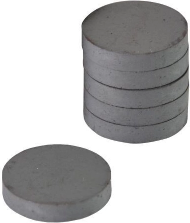 Szuper erős kerek mágnesek 22 mm, fekete (6 db)