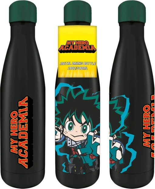 Rozsdamentes palack My Hero Academia mintával