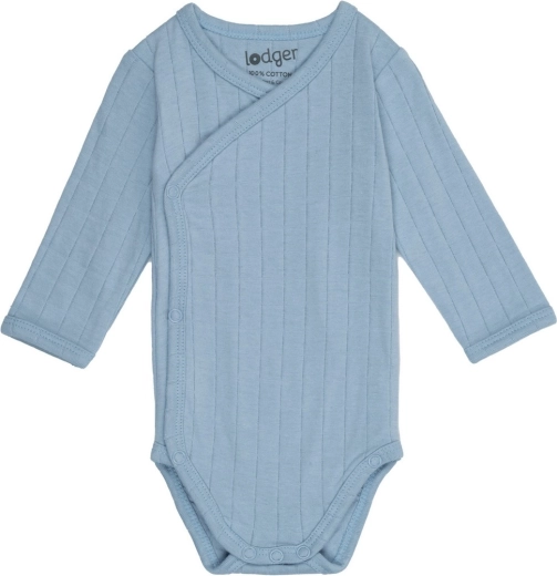 Lodger hidrofíl hosszú ujjú body Solid Blue Fogg 62