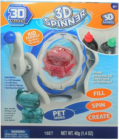 3D Spinner állatkák készítéséhez