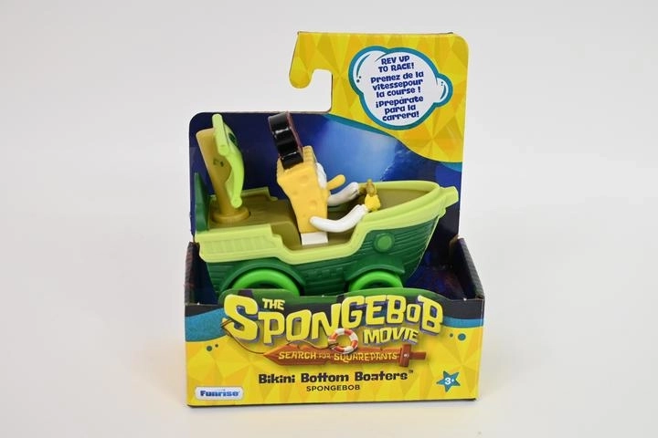 SpongyaBob filmes jármű – kalózhajó kerekeken figurával
