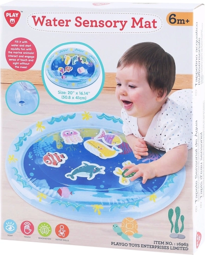 Playgo vizes szenzoros játszószőnyeg babáknak
