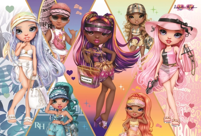 160 darabos Puzzle Rainbow High Vidám barátnők