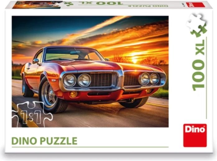Dino puzzle Firebird naplementében XL 100 darab