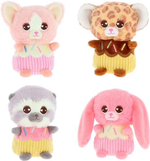 Illatos plüss cupcake-ek KEEL 16 cm – 4 féle