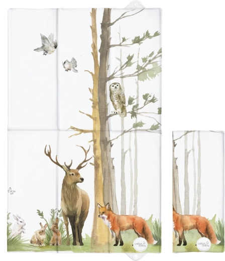 Ceba Baby utazó pelenkázó alátét Basic Woodland 60 × 40 cm