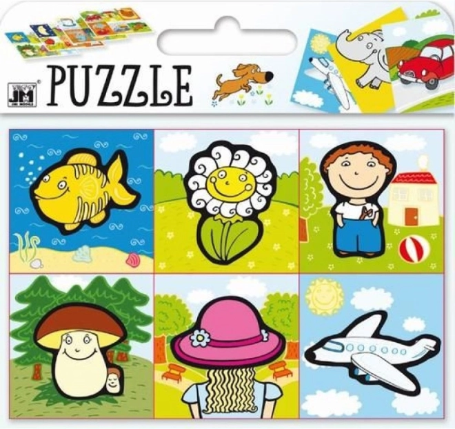 Gyermek puzzle Mi mihez tartozik? Jiri Models