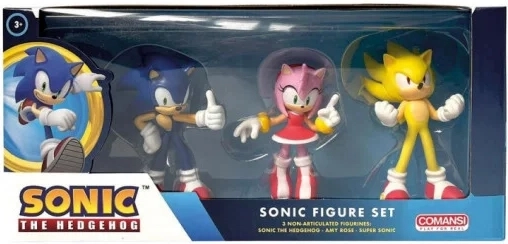 Comansi Sonic ajándék figurakészlet (3 db)