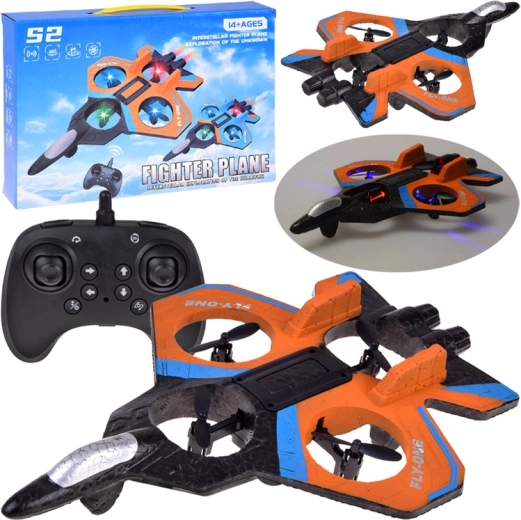 RC drón LED világítással és 360°-os flippekkel kezdőknek