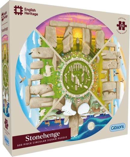 Gibsons kerek puzzle English Heritage: Stonehenge 500 darab