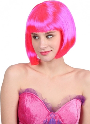 Királyi rózsaszín paróka gyerekeknek